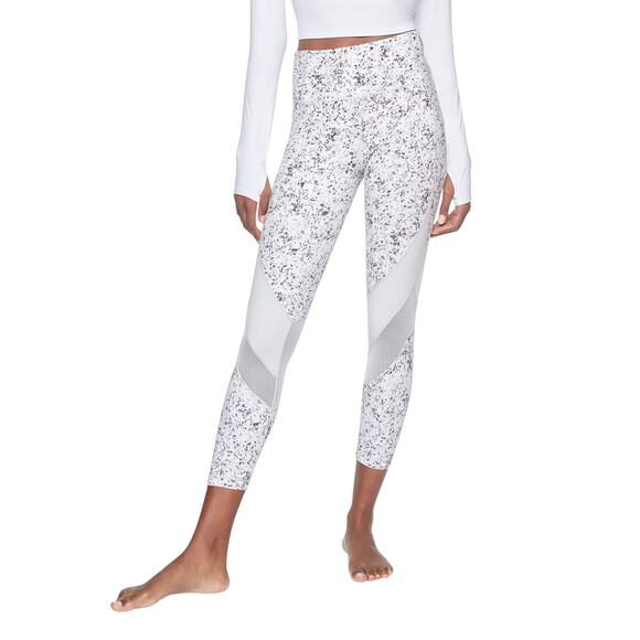 Athleta Sandstone Salutation 7/8 Length Workout Butter Soft Leggings Size Large - Picture 1 of 6